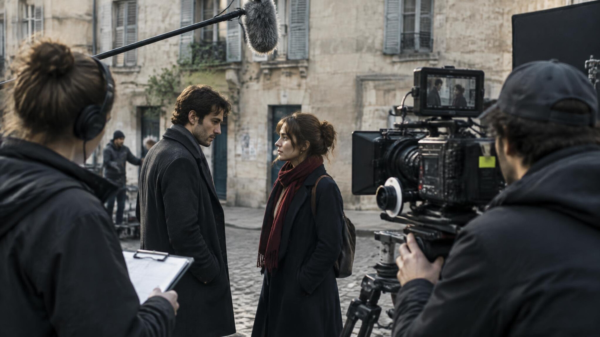 cinema actors on set