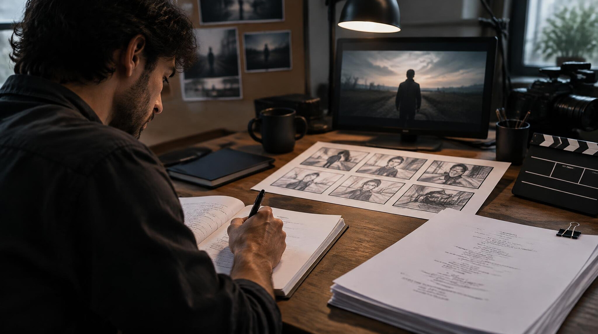 filmmaker writing script