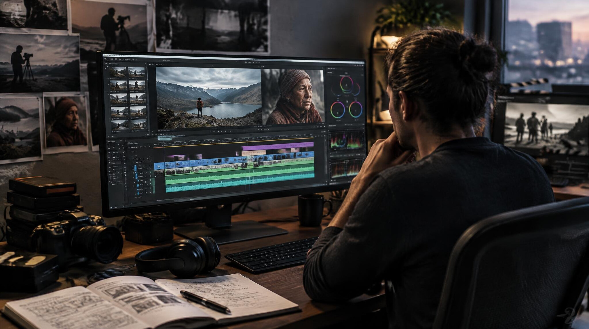 video editing workstation