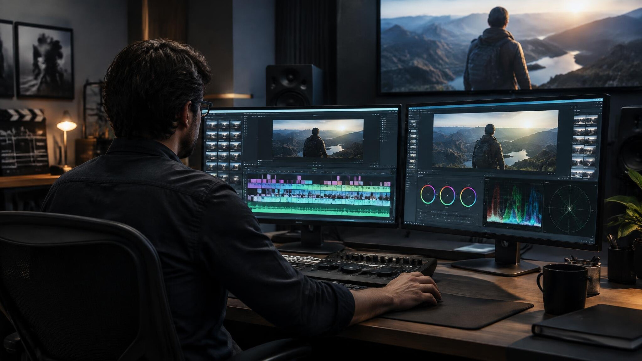 video editing software screen